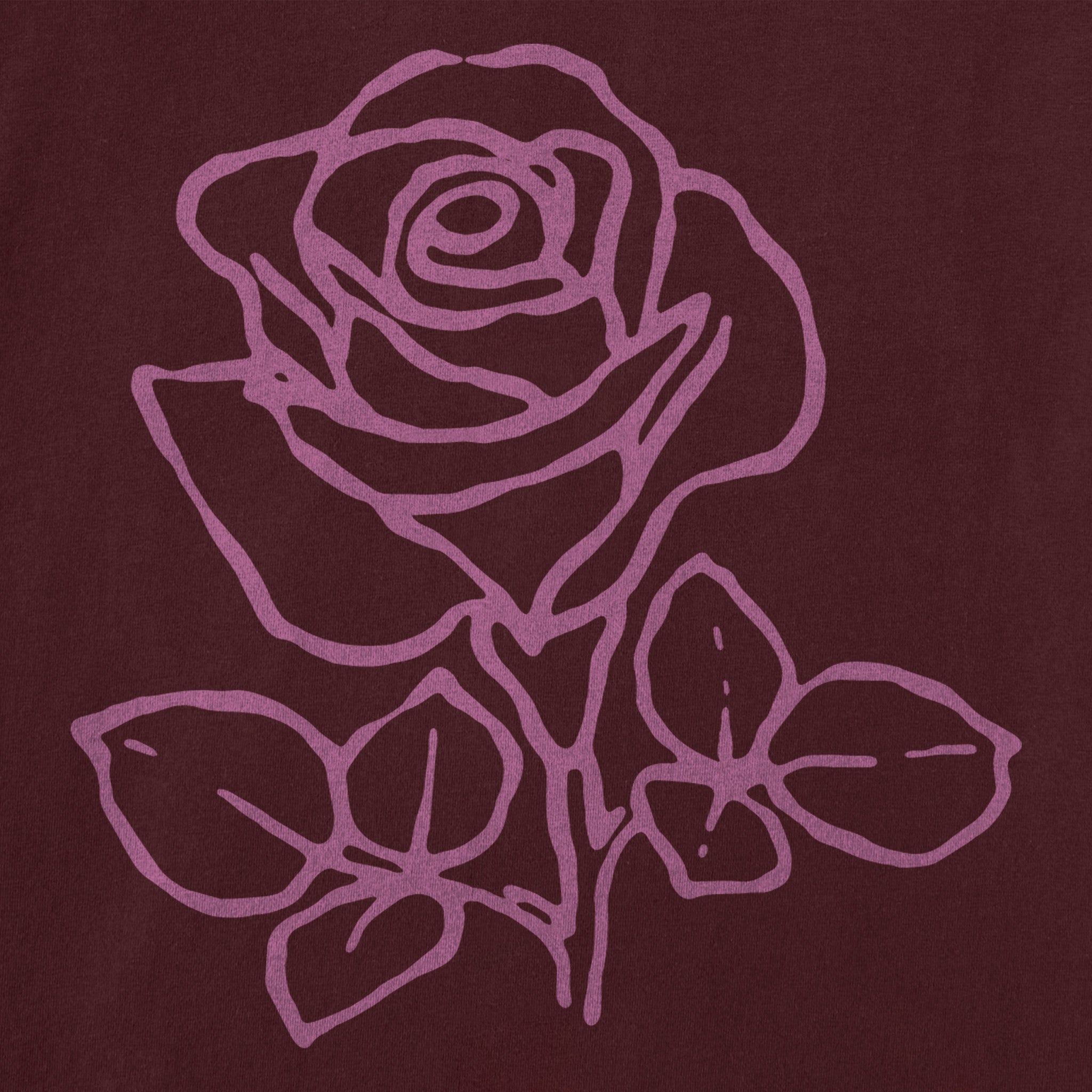Women's Crafty Rose Long Sleeve Crusher Vee