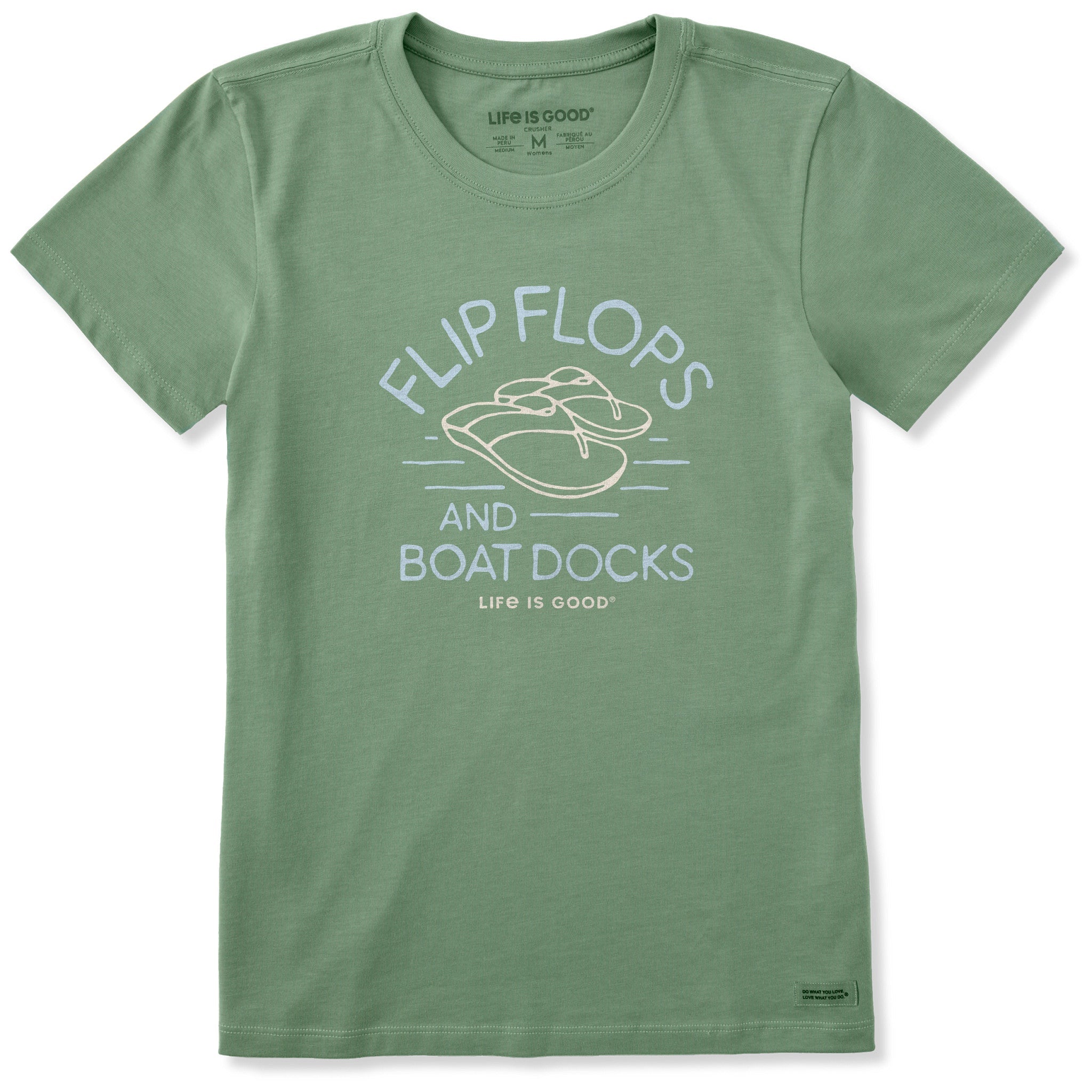 Women's Flip Flops & Boat Docks Short Sleeve Tee