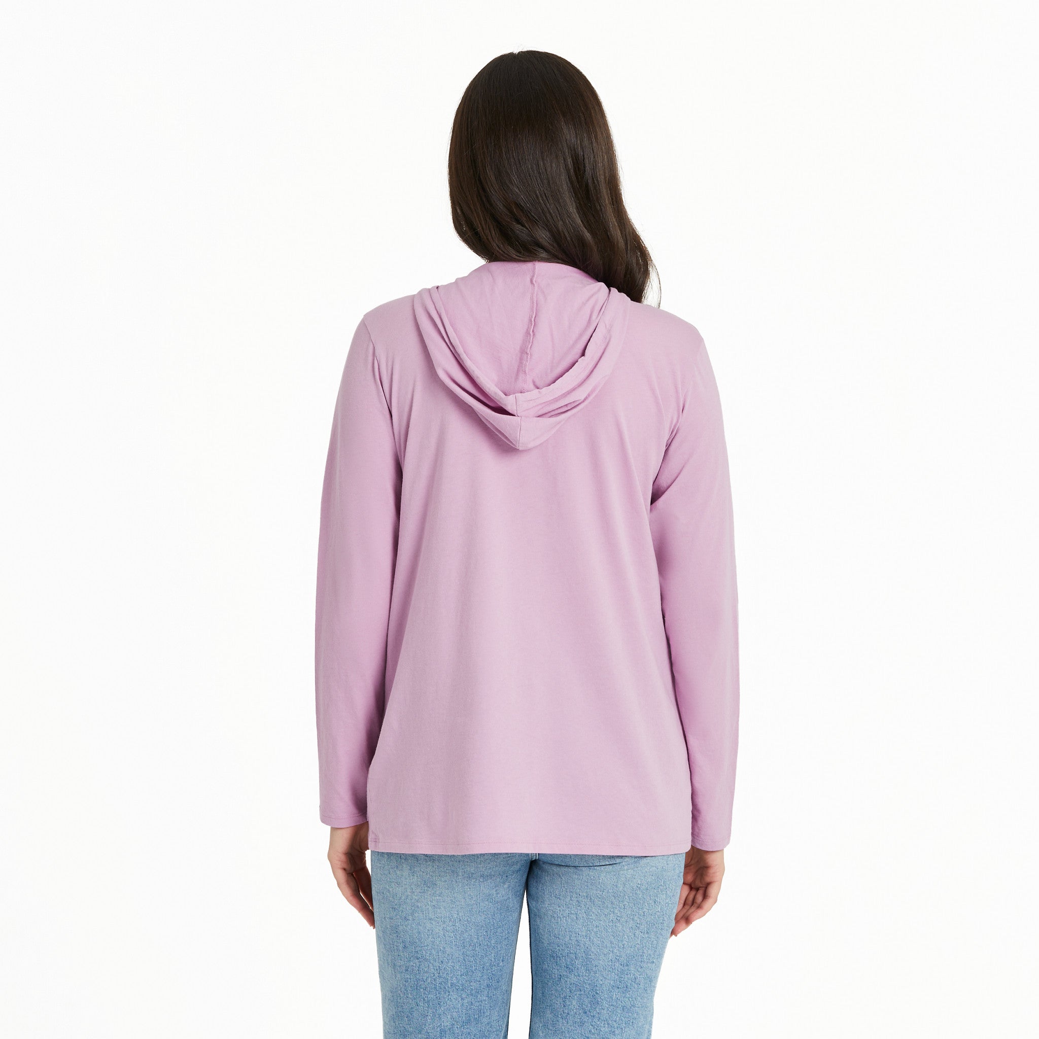 Women's Keys to Happiness Dragonfly Long Sleeve Crusher-LITE Hooded Tee