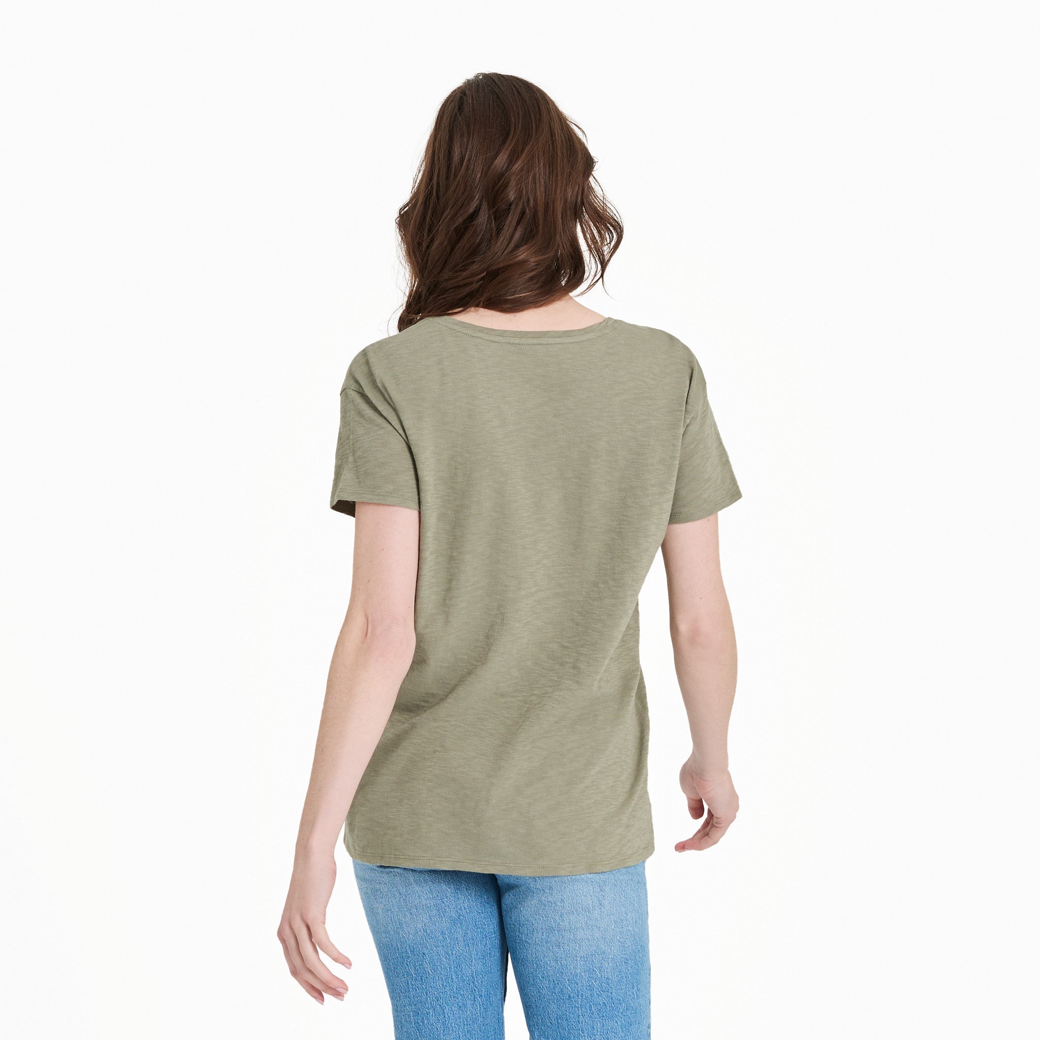 Women's Giddy Up Flower Boots Slub Easy Fit Tee