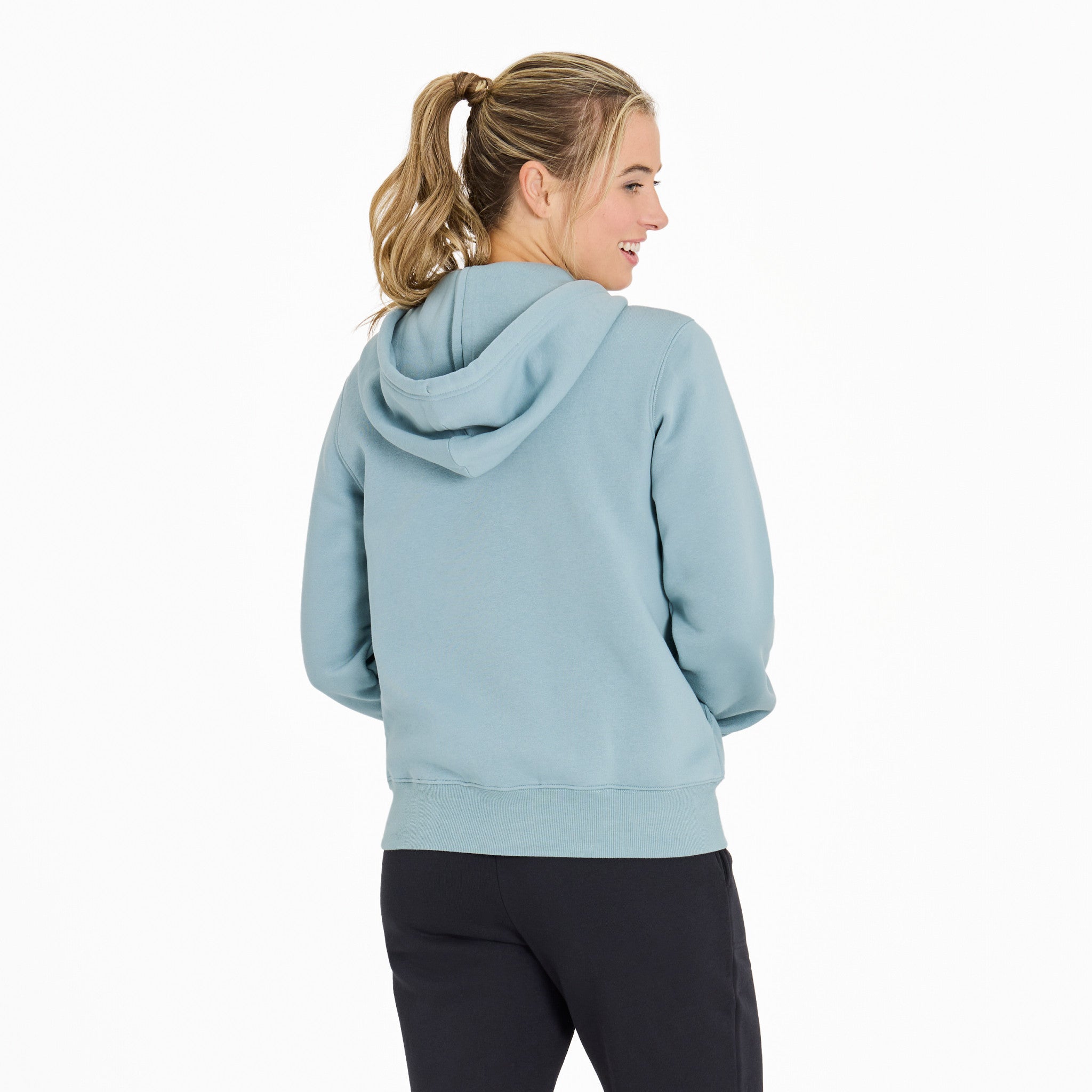 Women's Crafty LIG Stacked Good Vibes Fleece Zip Hoodie