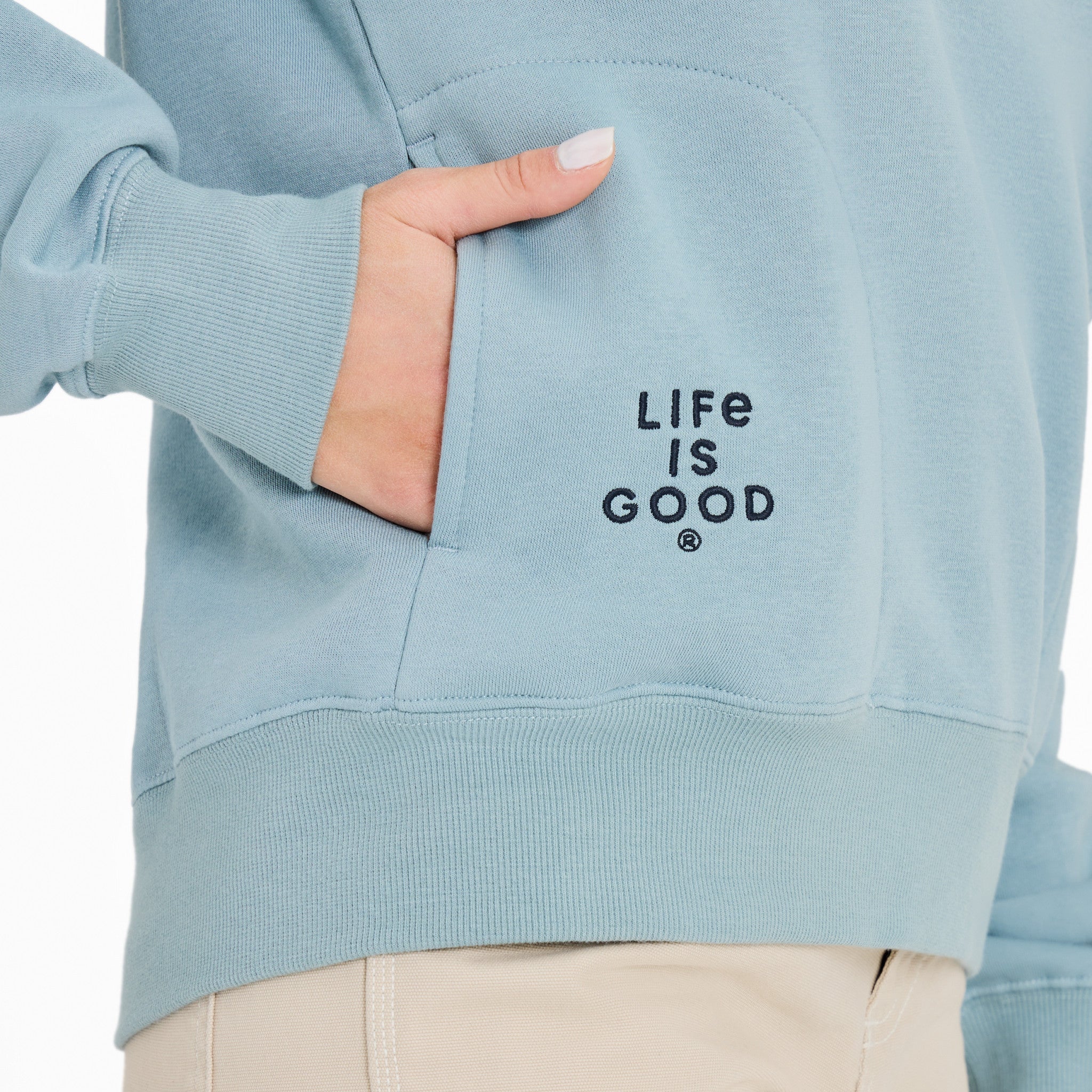Women's Crafty Forest Good Vibes Fleece Hoodie