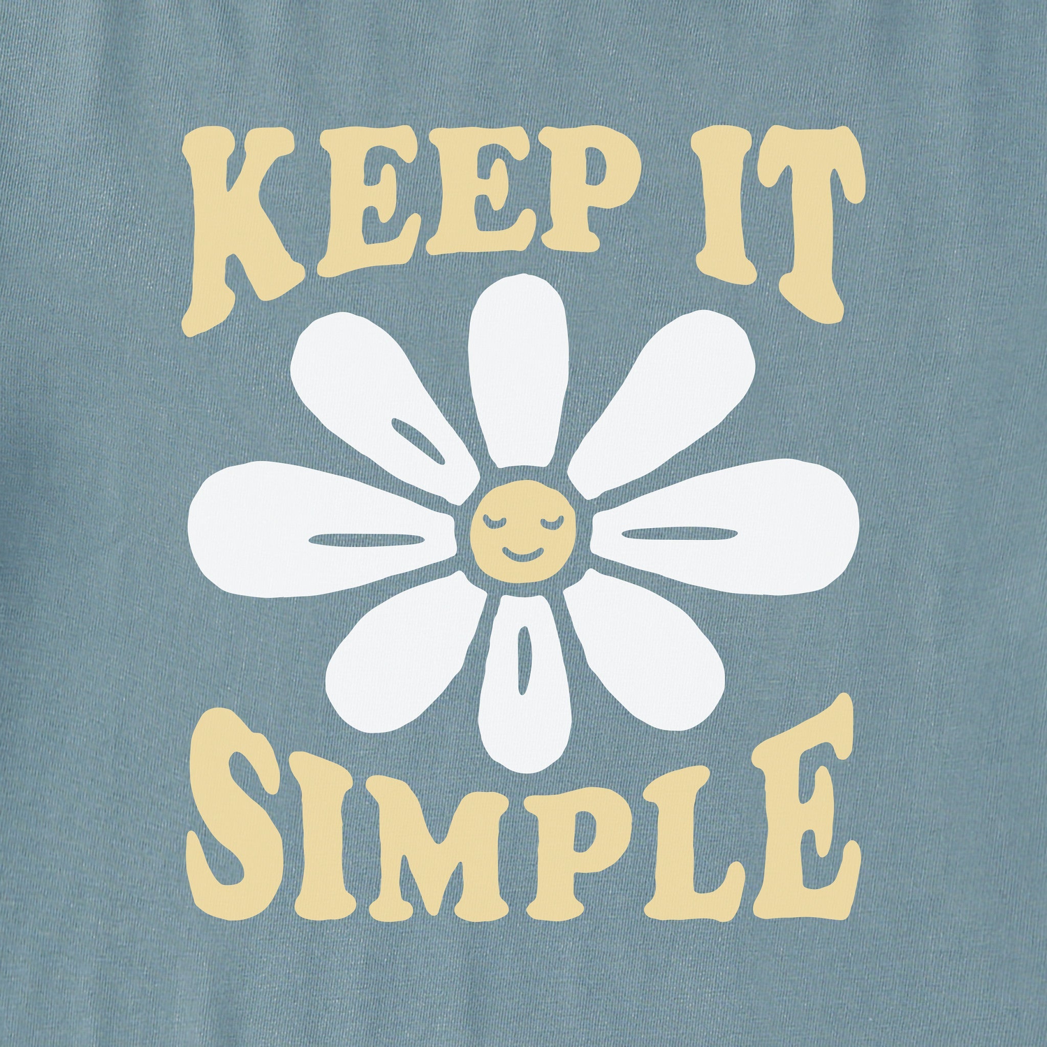 Women's Keep it Simple Daisy Smile Crusher-FLEX Hoodie Tunic