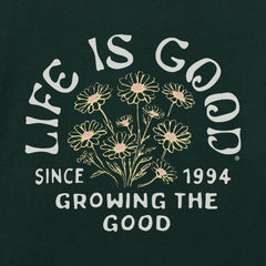 Women's Growing the Good Daisies Crusher-FLEX Hoodie Tunic