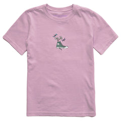 Kids Sneaker Daisy Short Sleeve Crusher Tee