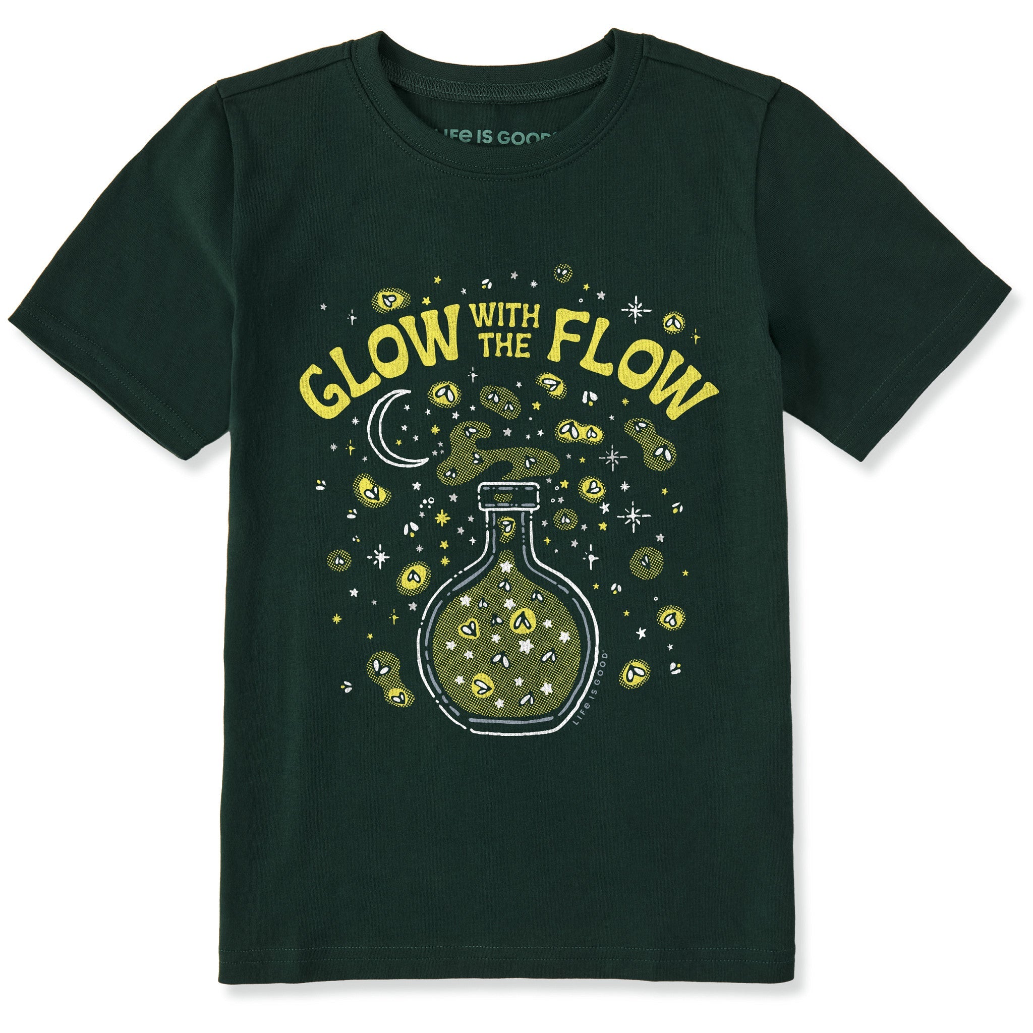 Kids Glow with the Flow Short Sleeve Crusher Tee