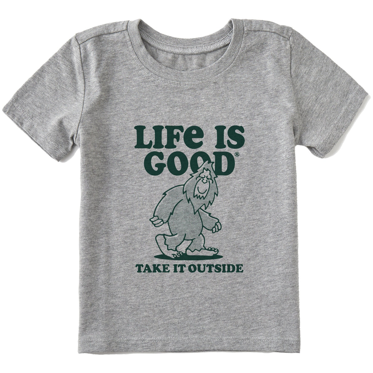 Toddler Take it Outside Sasquatch Short Sleeve Crusher Tee