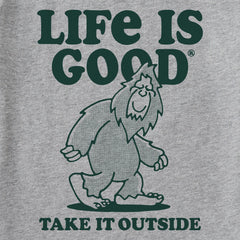 Toddler Take it Outside Sasquatch Short Sleeve Crusher Tee