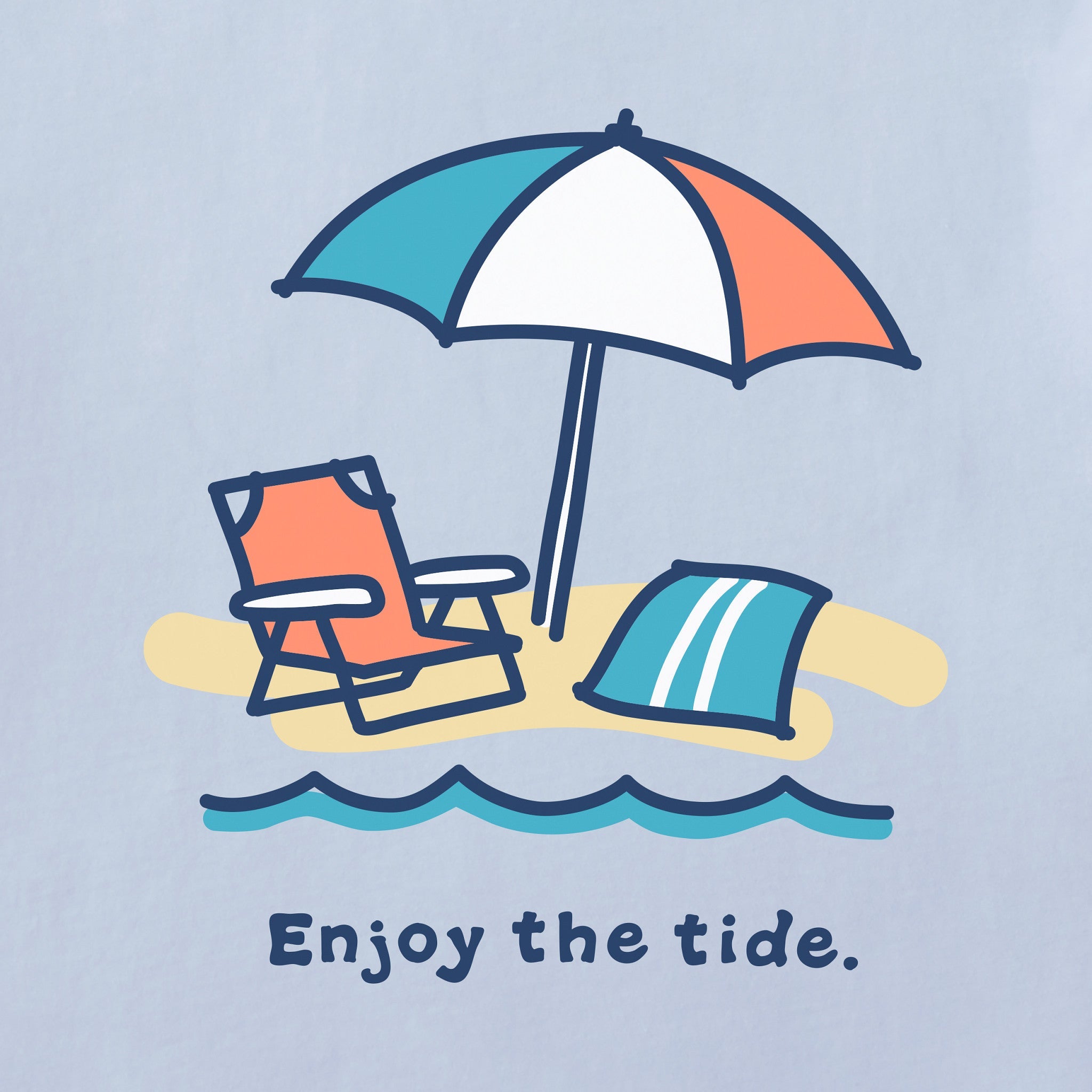 Baby Enjoy the Tide Short Sleeve Crusher Bodysuit