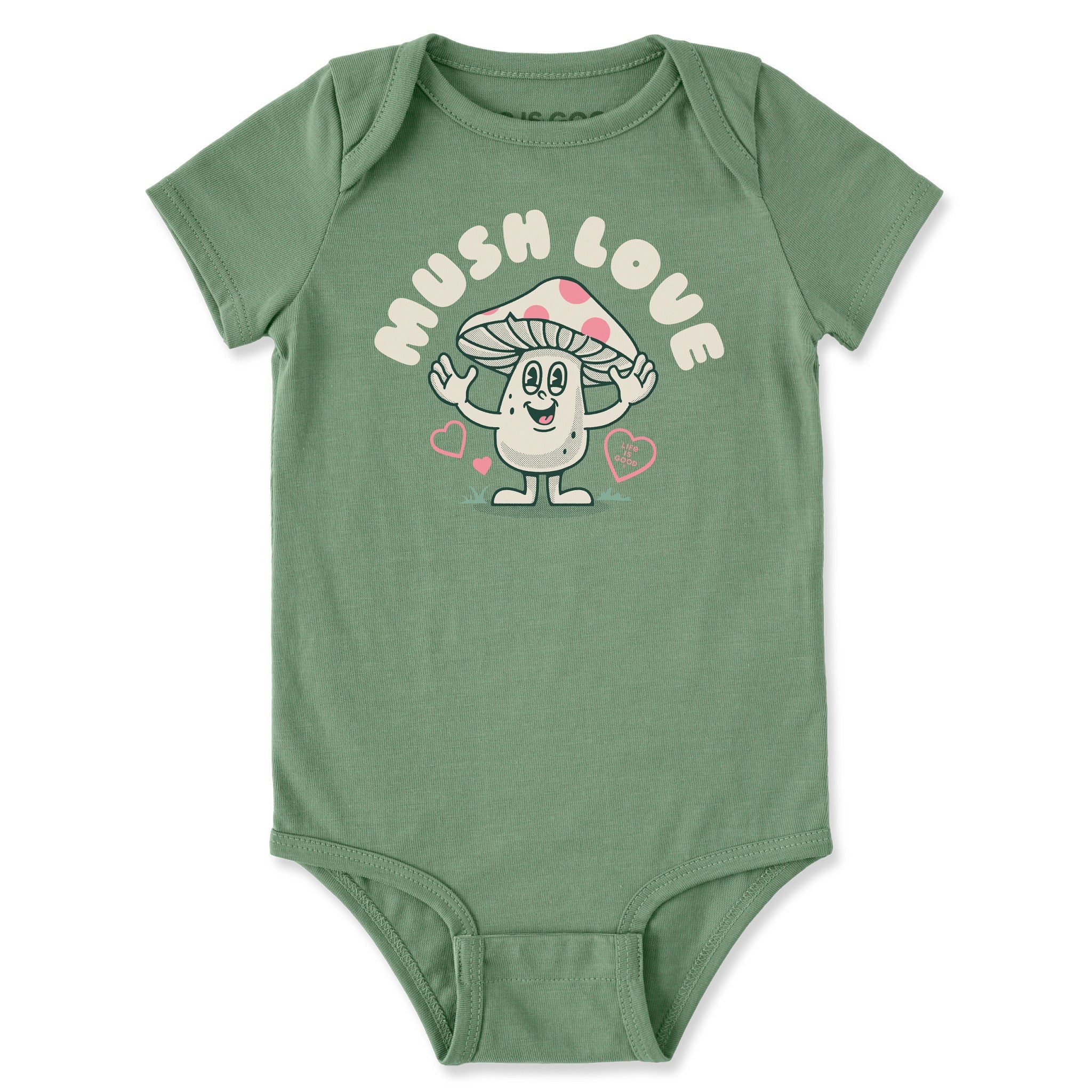 Baby Mush Love Short Sleeve Crusher Bodysuit