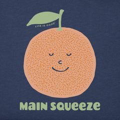 Baby Main Squeeze Orange Short Sleeve Crusher Bodysuit