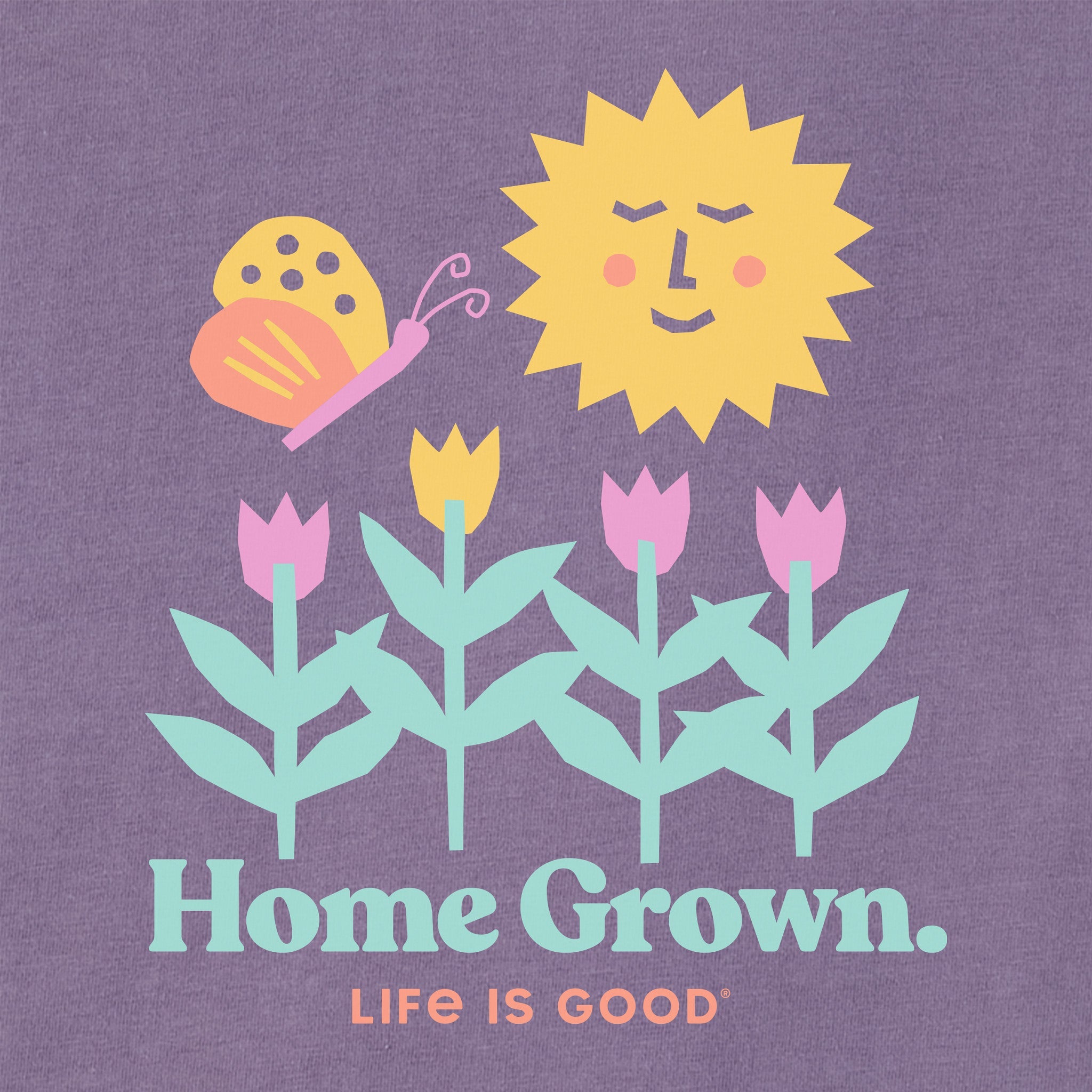 Baby Home Grown Garden Long Sleeve Crusher Bodysuit