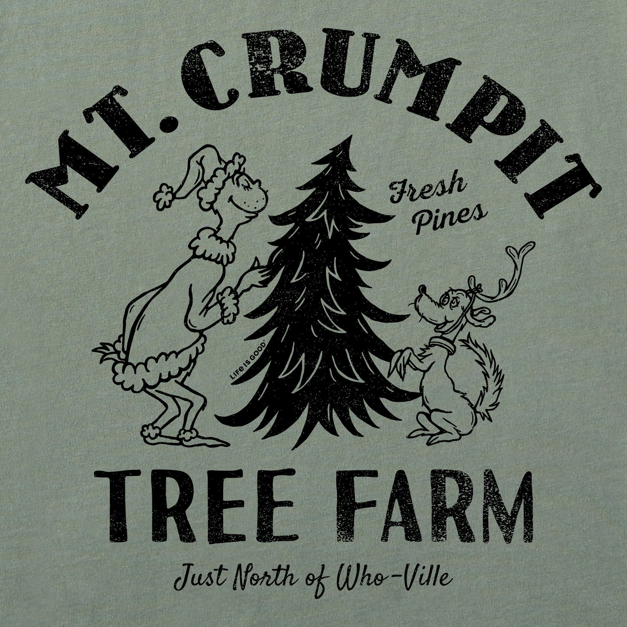 Men's Mt. Crumpit Tree Farm Long Sleeve Crusher Tee