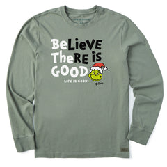 Men's Be The Good Grinch Long Sleeve Crusher Tee