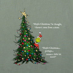 Women's Grinch Christmas Means More Long Sleeve Crusher Tee