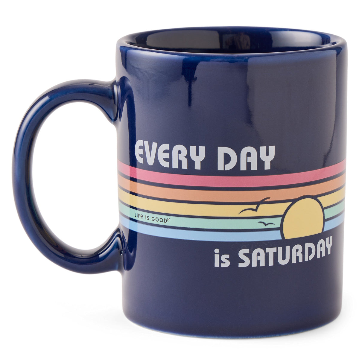 Every Day is Saturday Stripes Jake's Mug