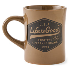Positive Lifestyle Crest Diner Mug