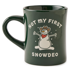 Adult Unisex Not My First Snowdeo Diner Mug