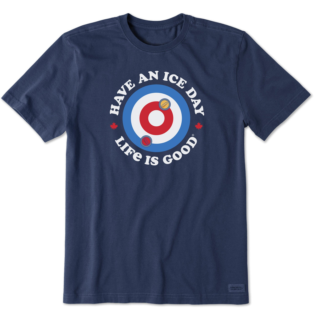 Men's Ice Day Curling Short Sleeve Crusher Tee