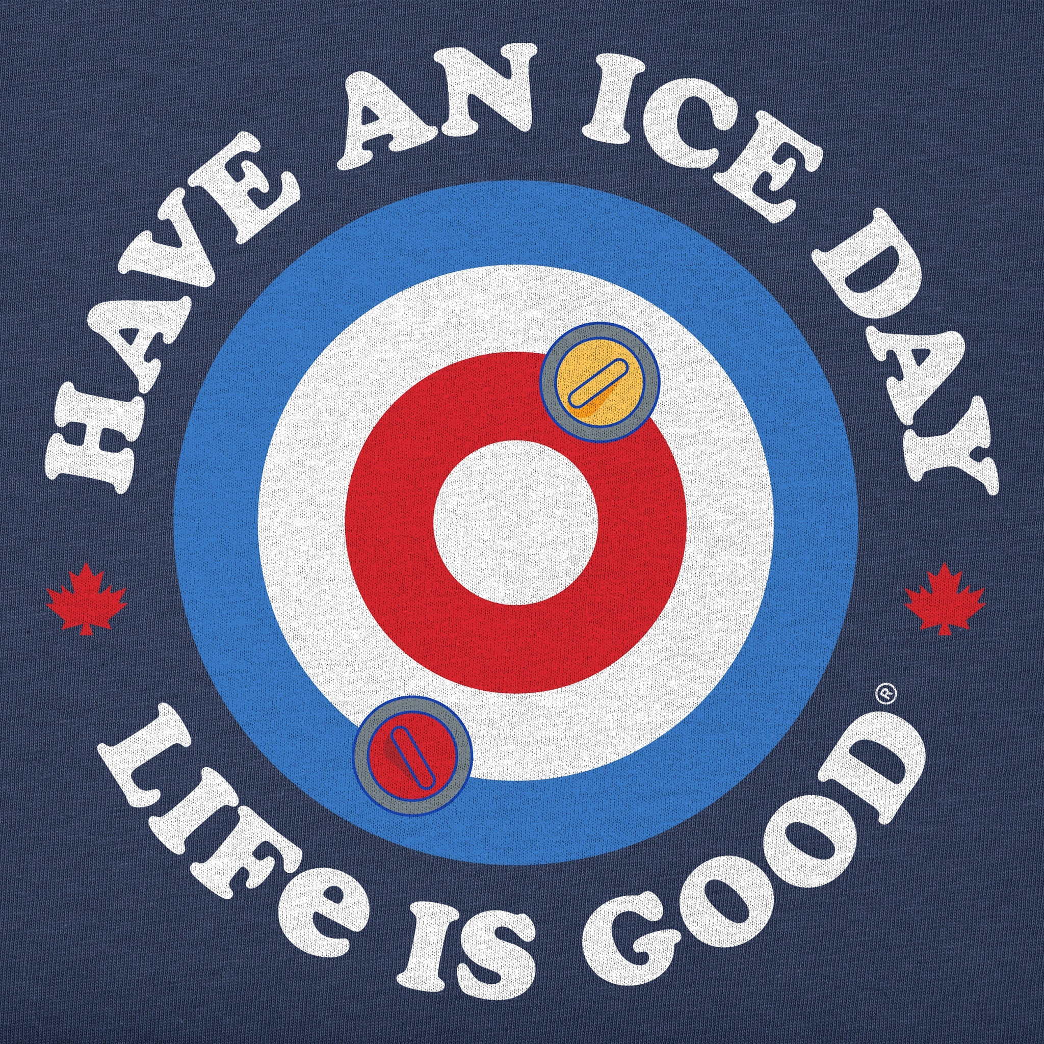 Women's Ice Day Curling Short Sleeve Crusher Tee