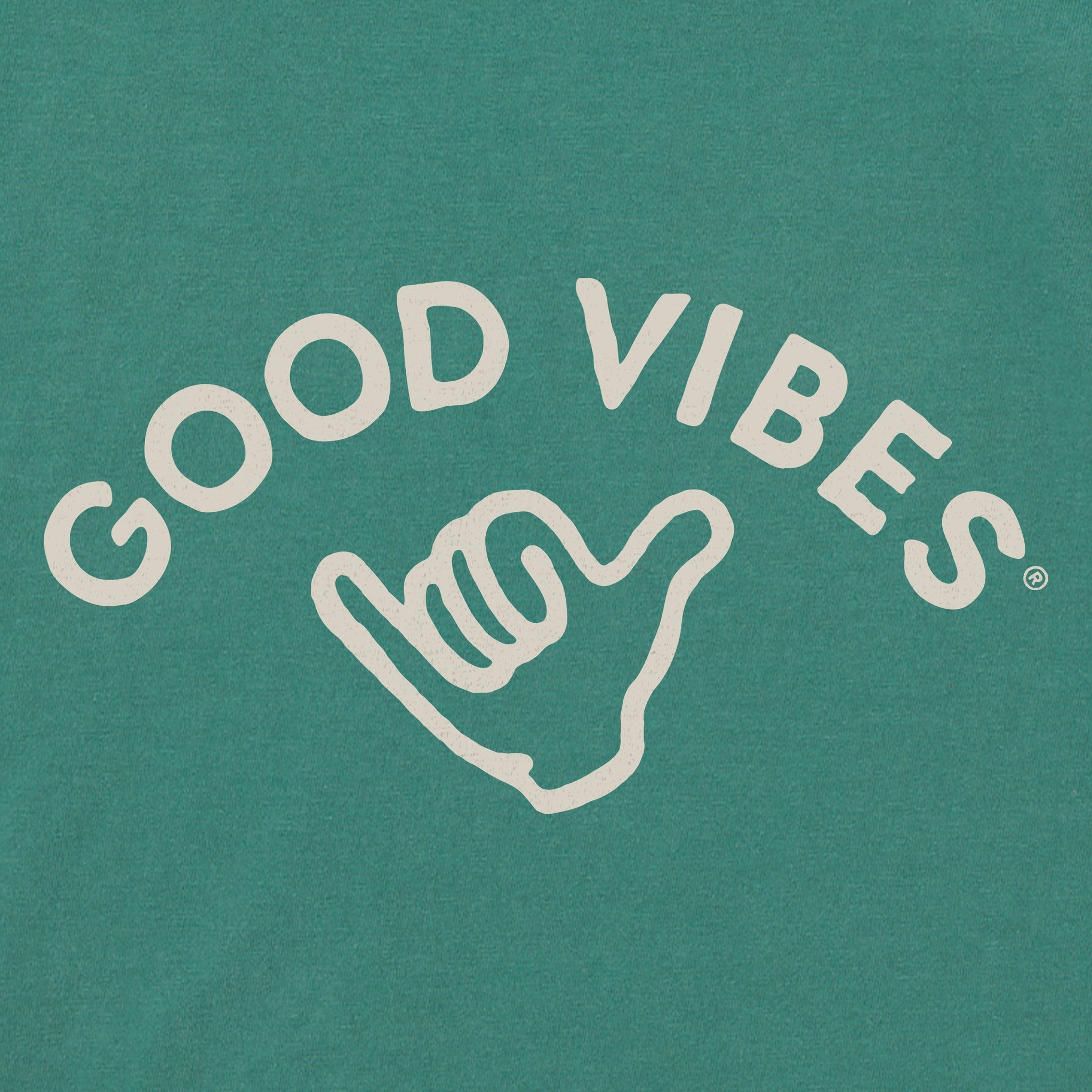 Women's Good Vibes Shaka Short Sleeve Crusher Boxy Tee