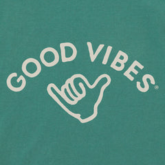 Women's Good Vibes Shaka Short Sleeve Crusher Boxy Tee