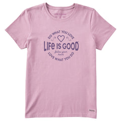 Women's DWYL Heart Short Sleeve Tee