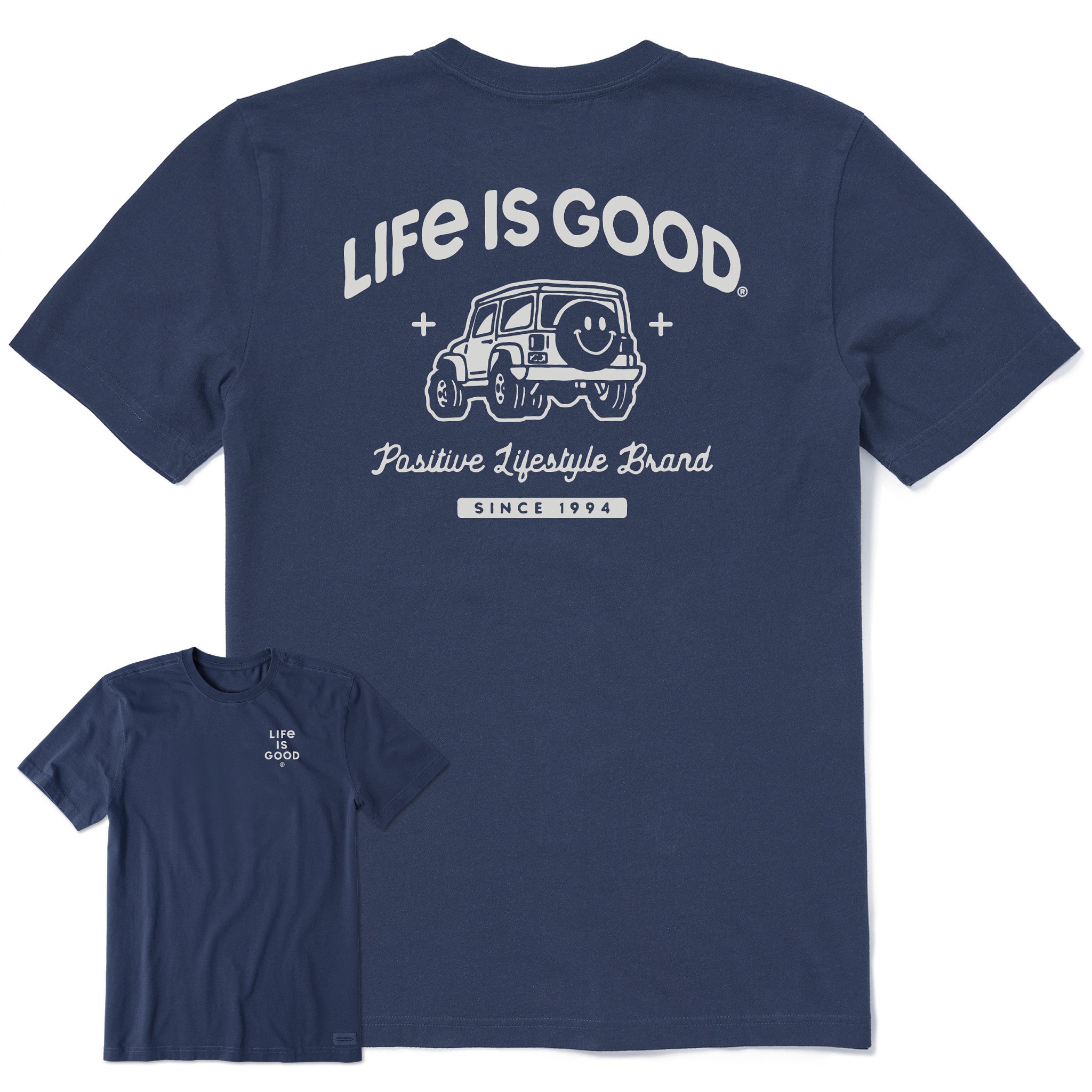 Men's Positive Lifestyle ATV Smile Short Sleeve Tee