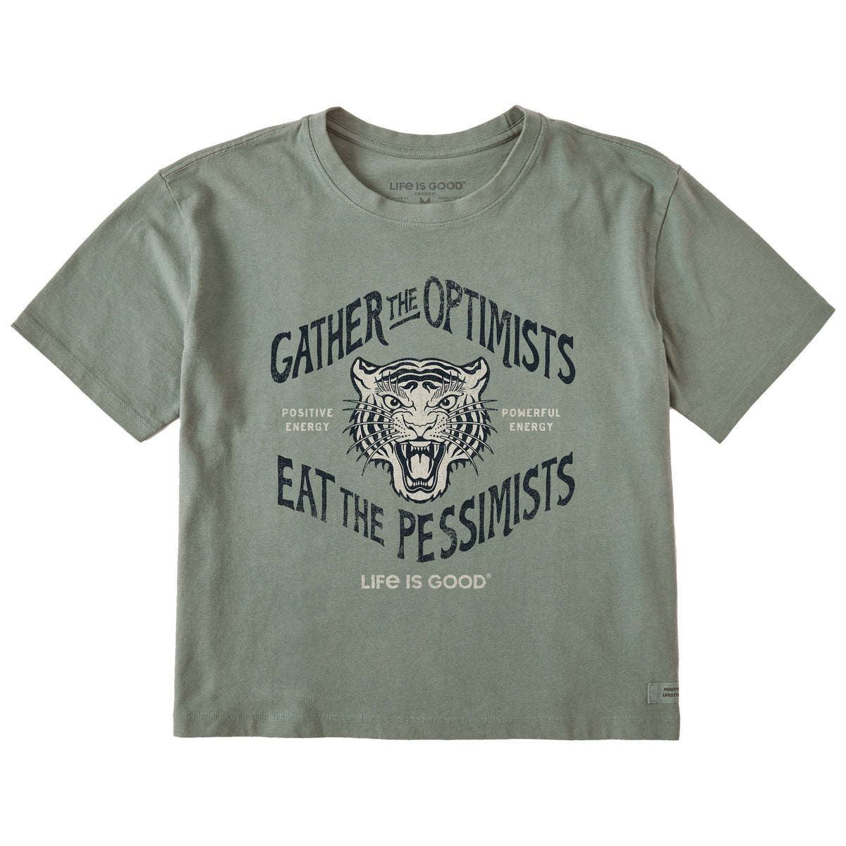 Women's Gather Tiger Short Sleeve Crusher Boxy Tee
