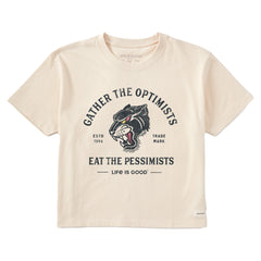 Women's Gather Panther Short Sleeve Crusher Boxy Tee