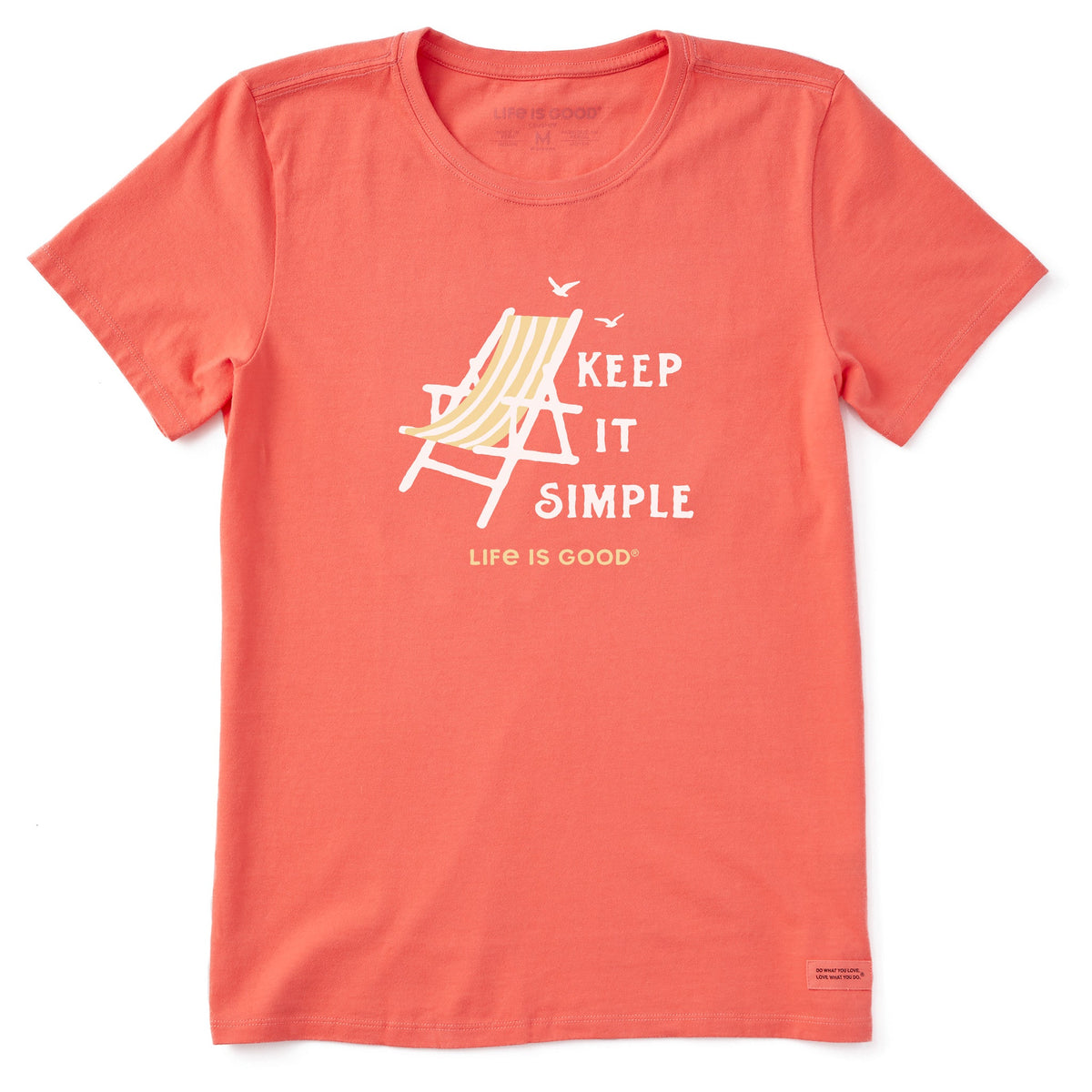 Women's Keep it Simple Beach Chair Short Sleeve Crusher Tee