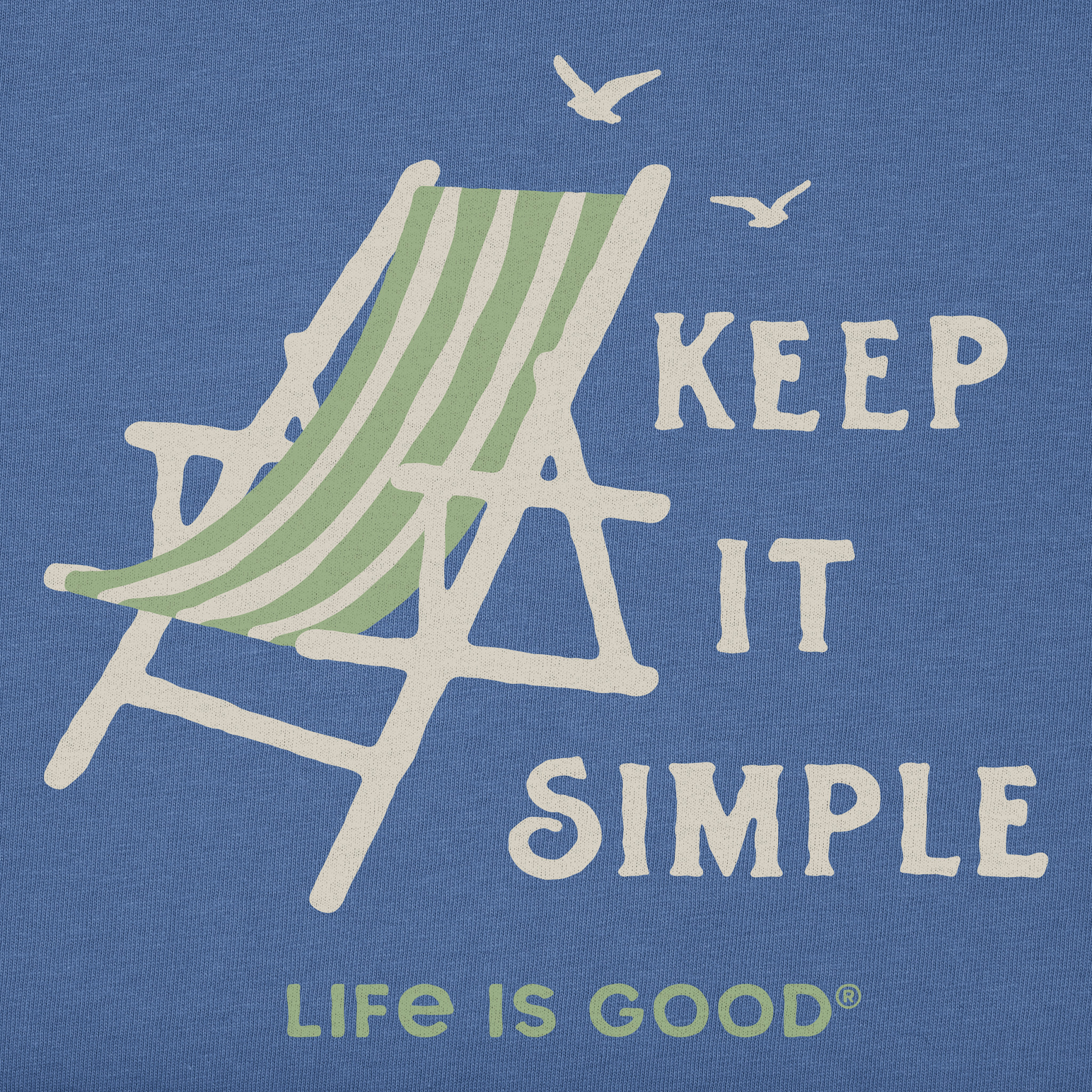 Men's Keep it Simple Beach Chair Short Sleeve Tee