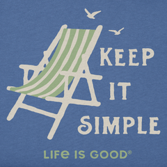Men's Keep it Simple Beach Chair Short Sleeve Tee