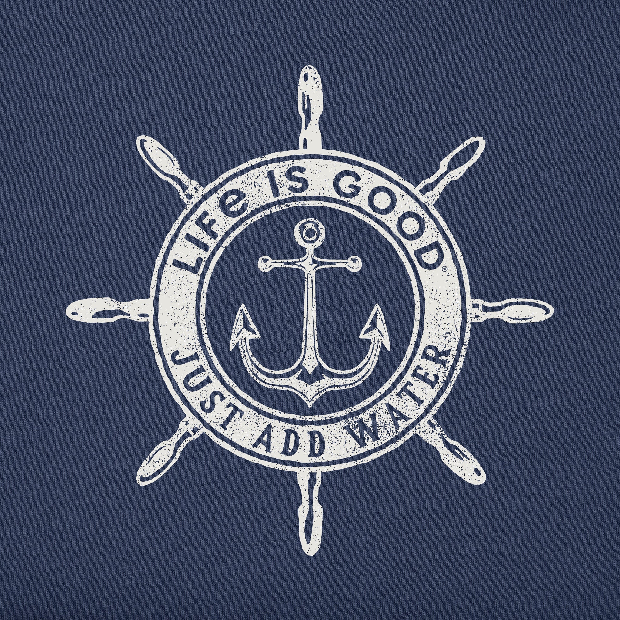 Women's Just Add Water Anchor Compass Short Sleeve Tee