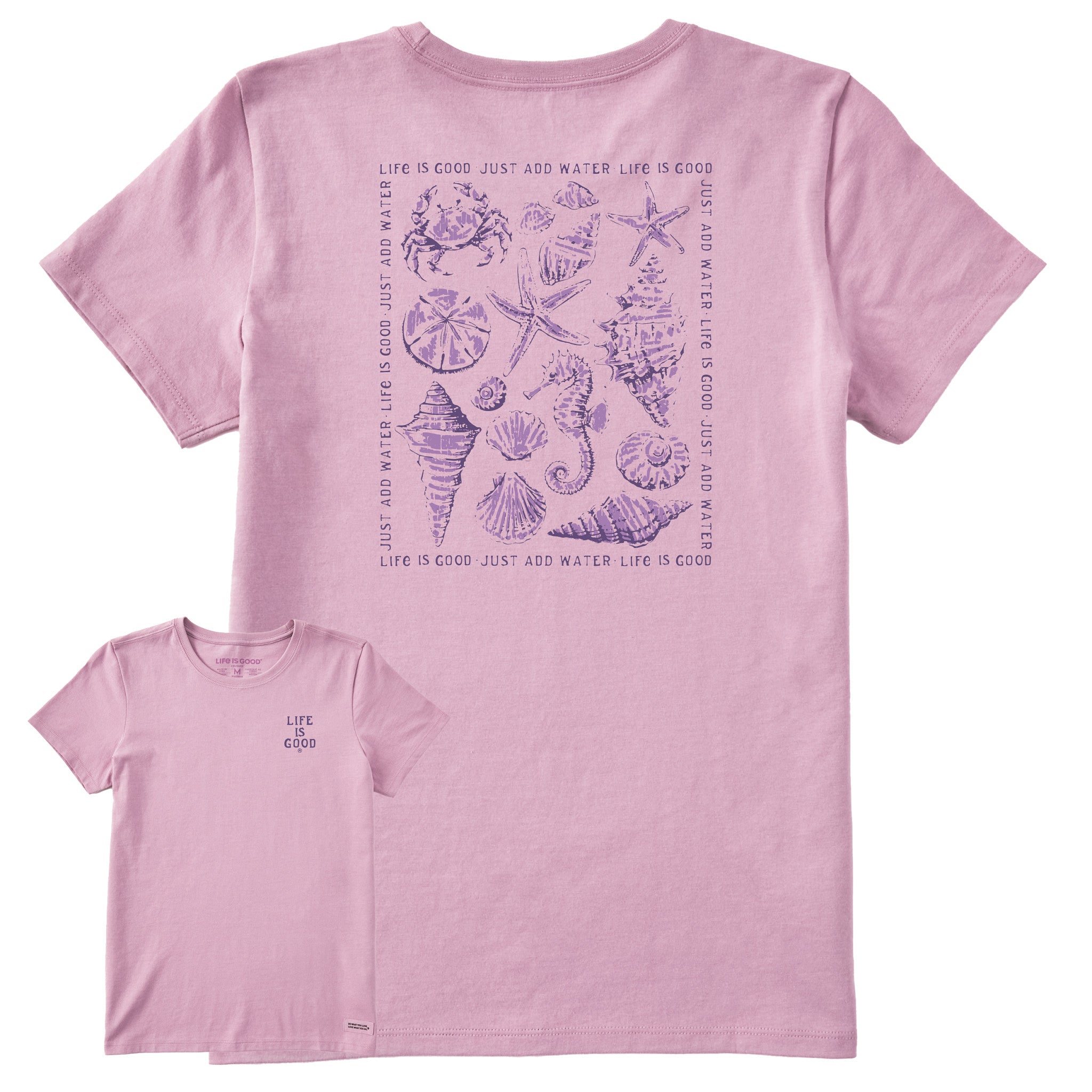 Women's Just Add Water Shells Short Sleeve Tee