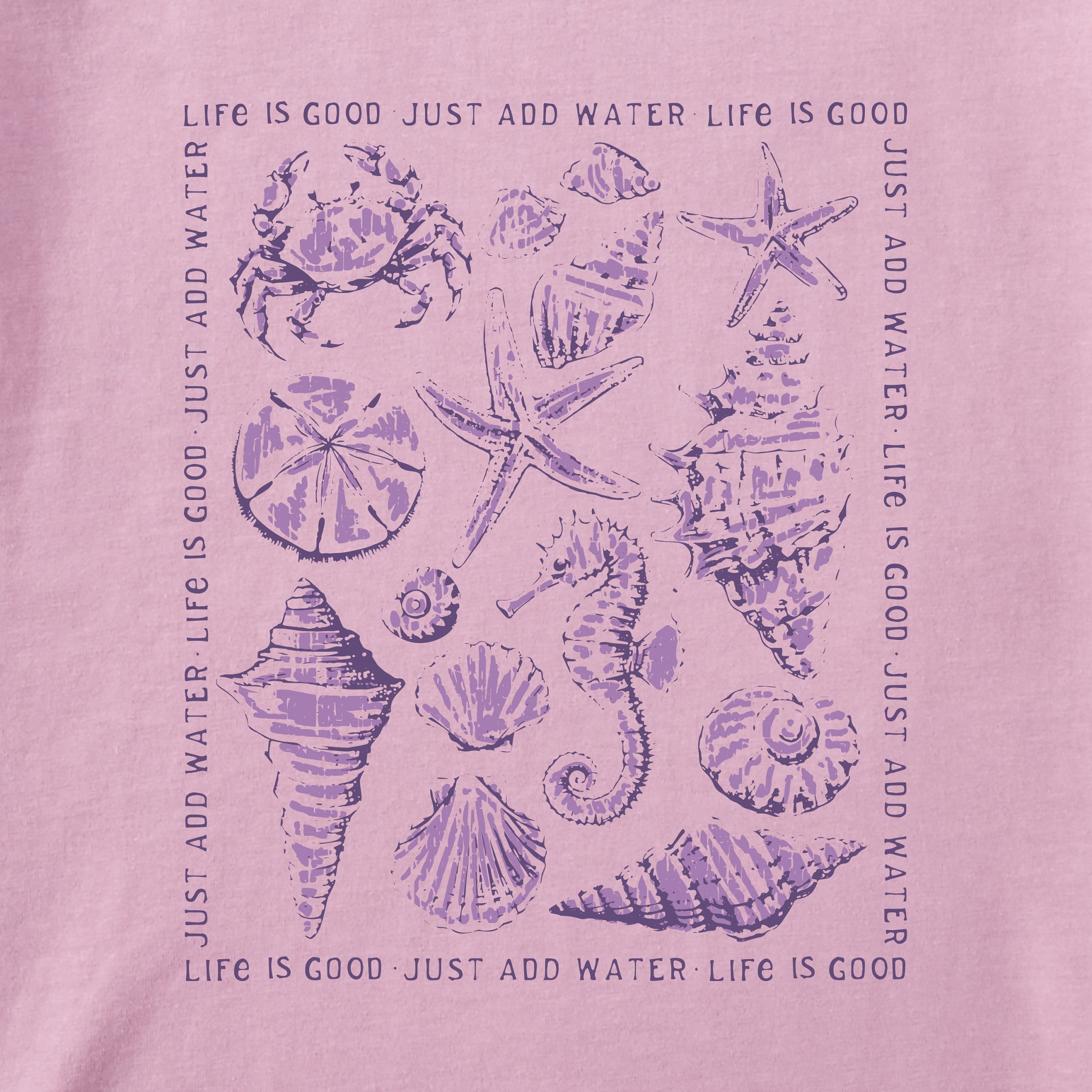Women's Just Add Water Shells Short Sleeve Tee
