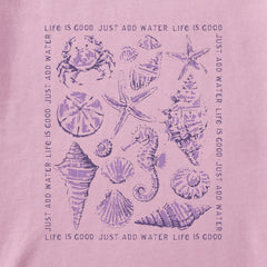 Women's Just Add Water Shells Short Sleeve Tee