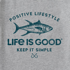 Men's Positive Lifestyle Tuna Fish Short Sleeve Tee