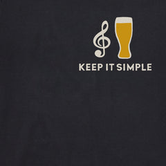 Men's Mini Music Beer Short Sleeve Tee