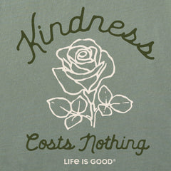 Women's Kindness Costs Nothing Short Sleeve Crusher Boxy Tee