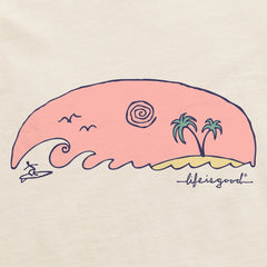 Women's Island Surf Short Sleeve Crusher Boxy Tee