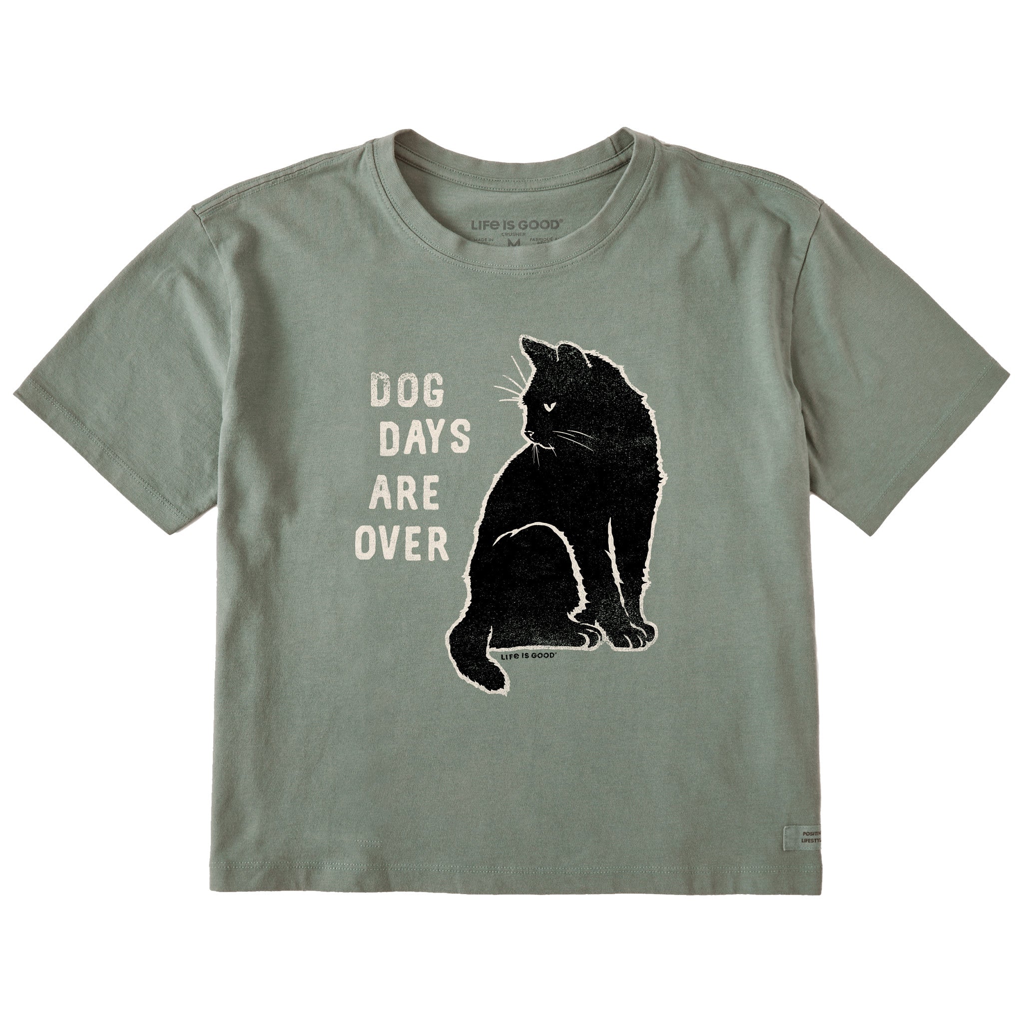 Women's Dog Days are Over Short Sleeve Crusher Boxy Tee