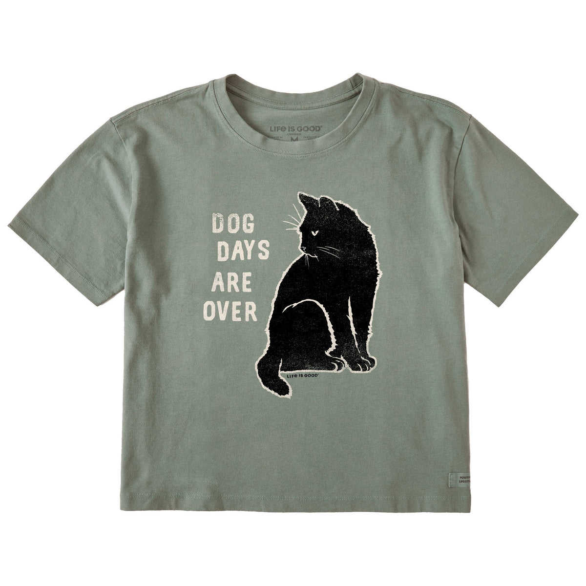 Women's Dog Days are Over Short Sleeve Crusher Boxy Tee