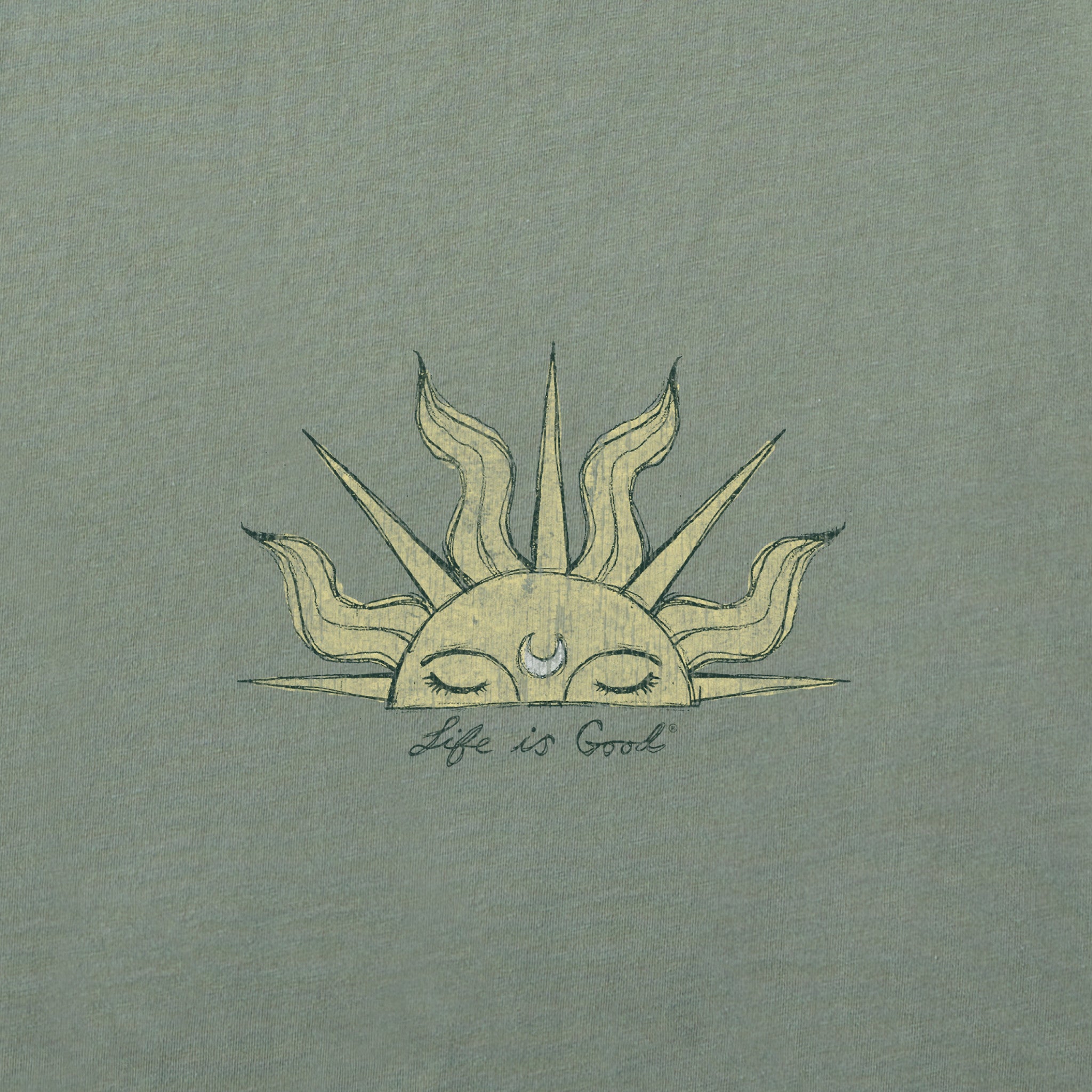 Women's Good Day Sunshine Ocean Short Sleeve Crusher Boxy Tee