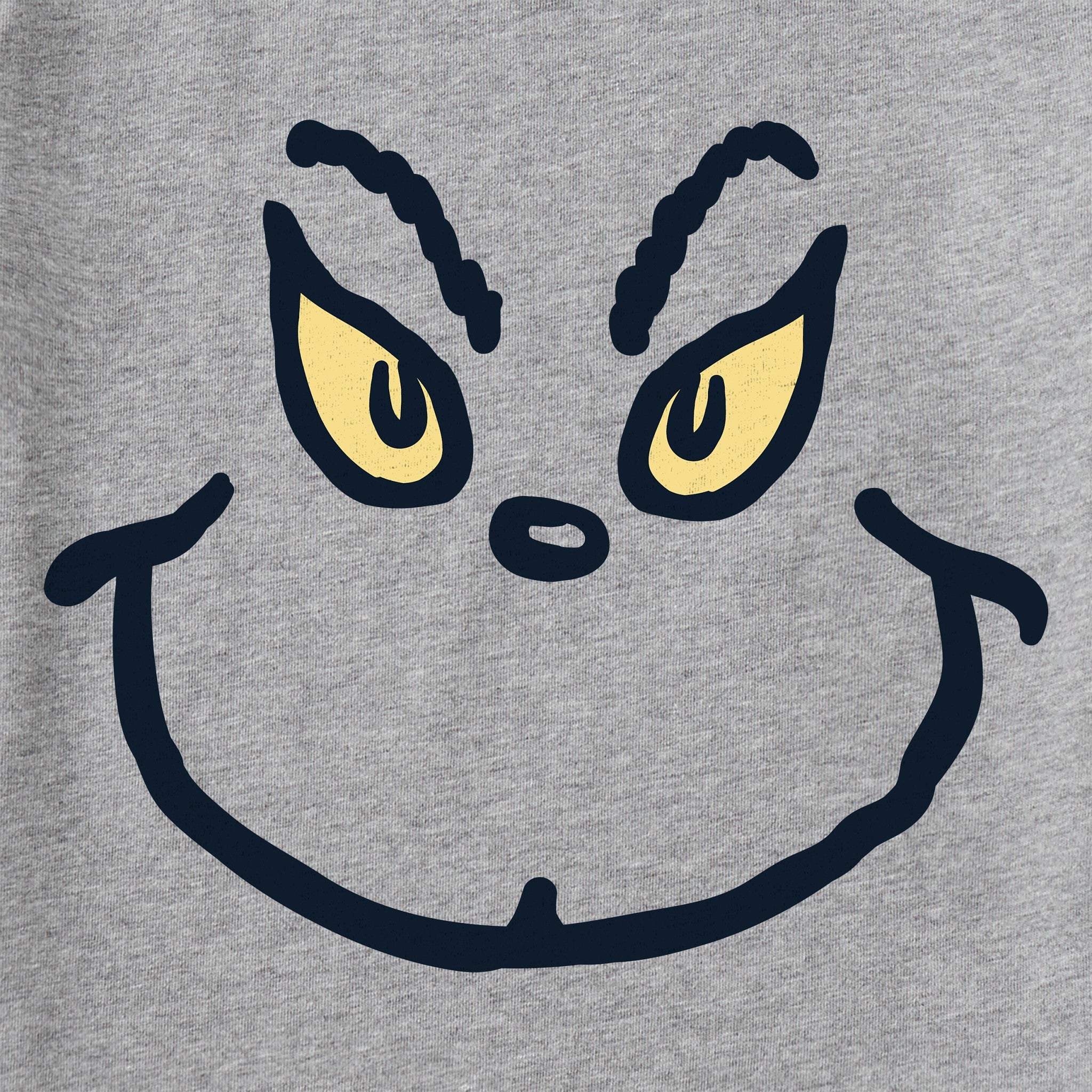 Women's Grinch Grin Long Sleeve Crusher Tee