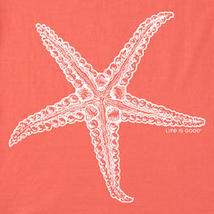 Women's Crafty Starfish Short Sleeve Vee