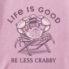 Women's Crafty Be Less Crabby Short Sleeve Tee