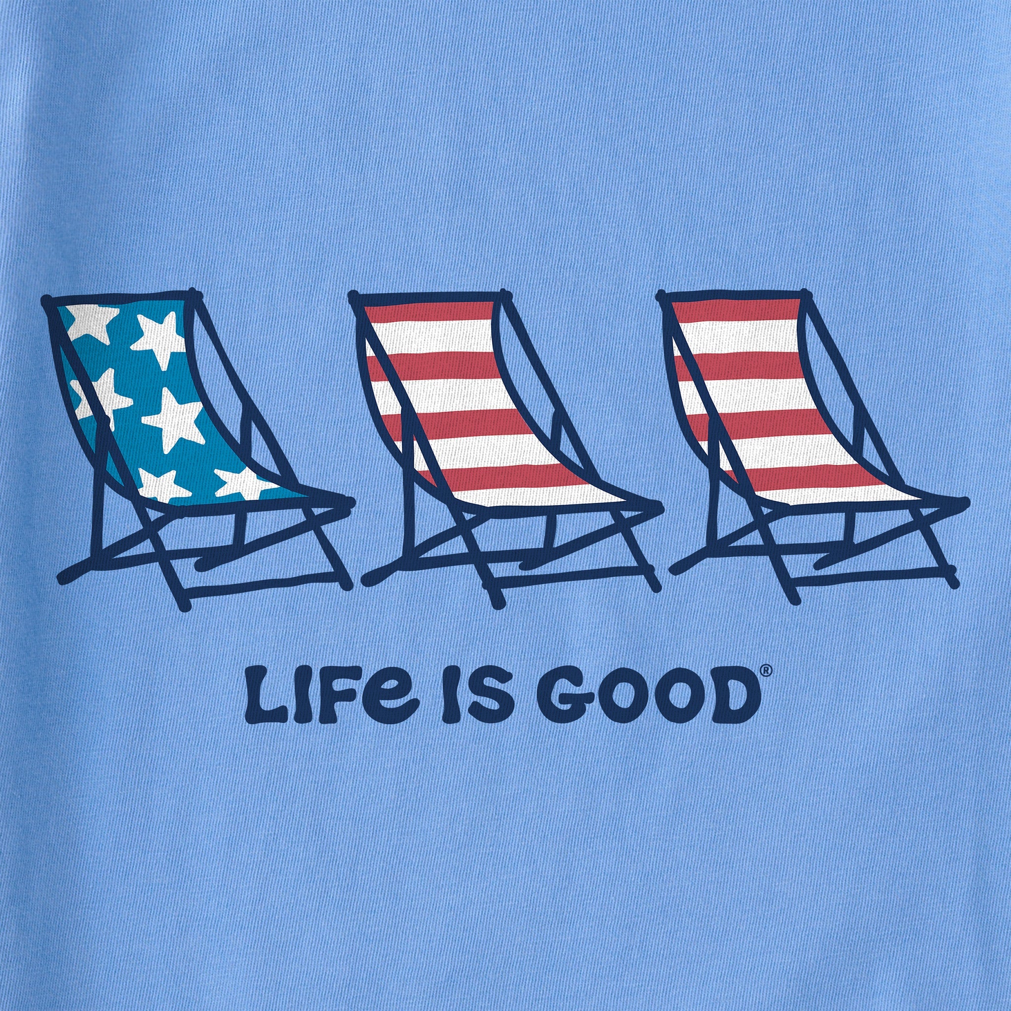Women's Flag Beach Chairs Crusher Tank