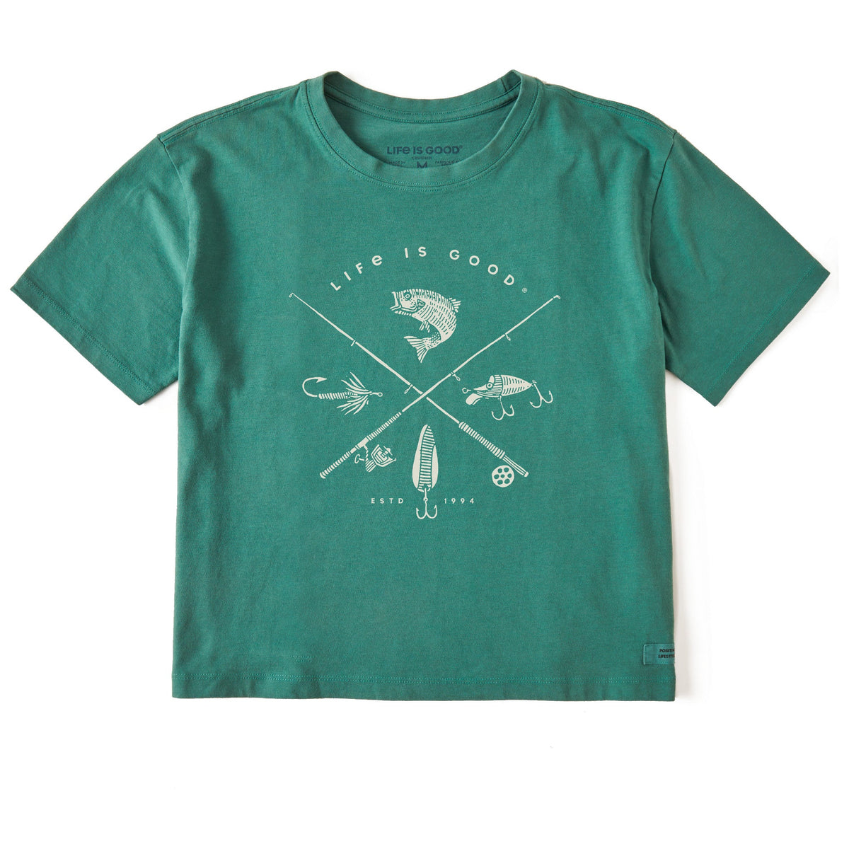 Women's Freshwater Fish Short Sleeve Crusher Boxy Tee