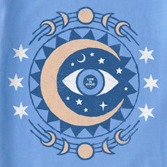 Women's Celestial Eye Short Sleeve Crusher Boxy Tee